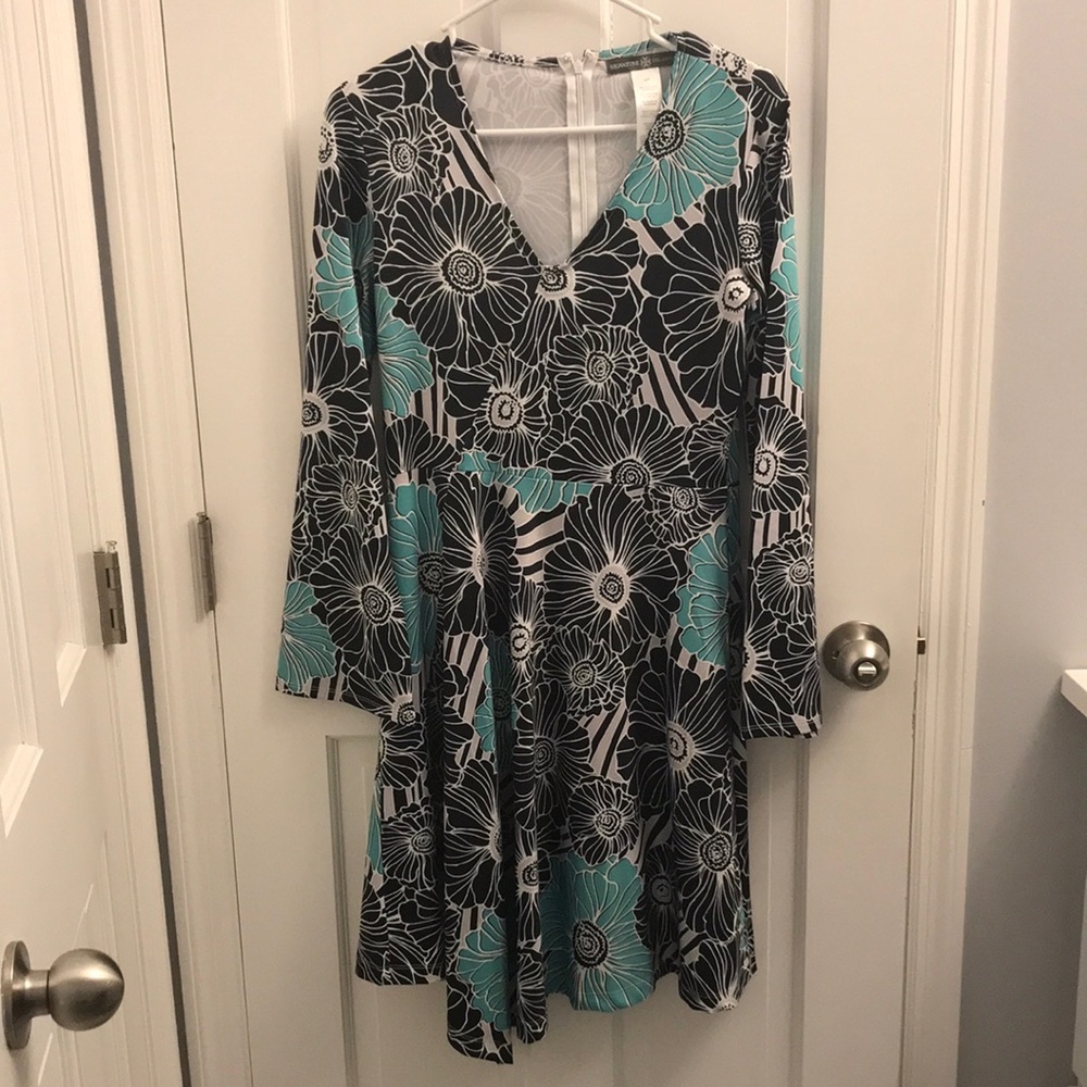 Beautiful Pattern Long sleeve dress